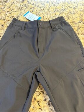 Men's Black Cargo Tech Pants with Zip Pockets